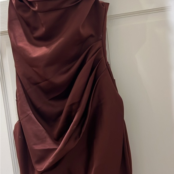House of CB Strapless Brown Dress - Picture 6 of 8